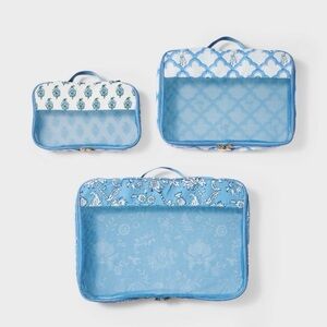 Roller Rabbit x Target 3-piece Packing Cube Set NWT